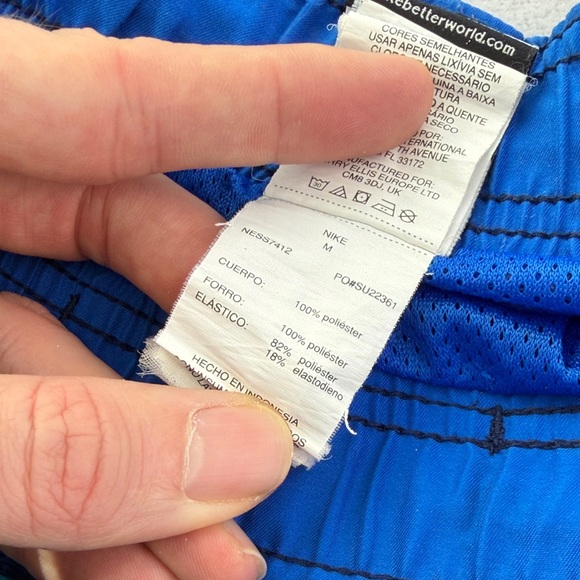 Nike Royal Blue Sports Shorts - Picture 8 of 10